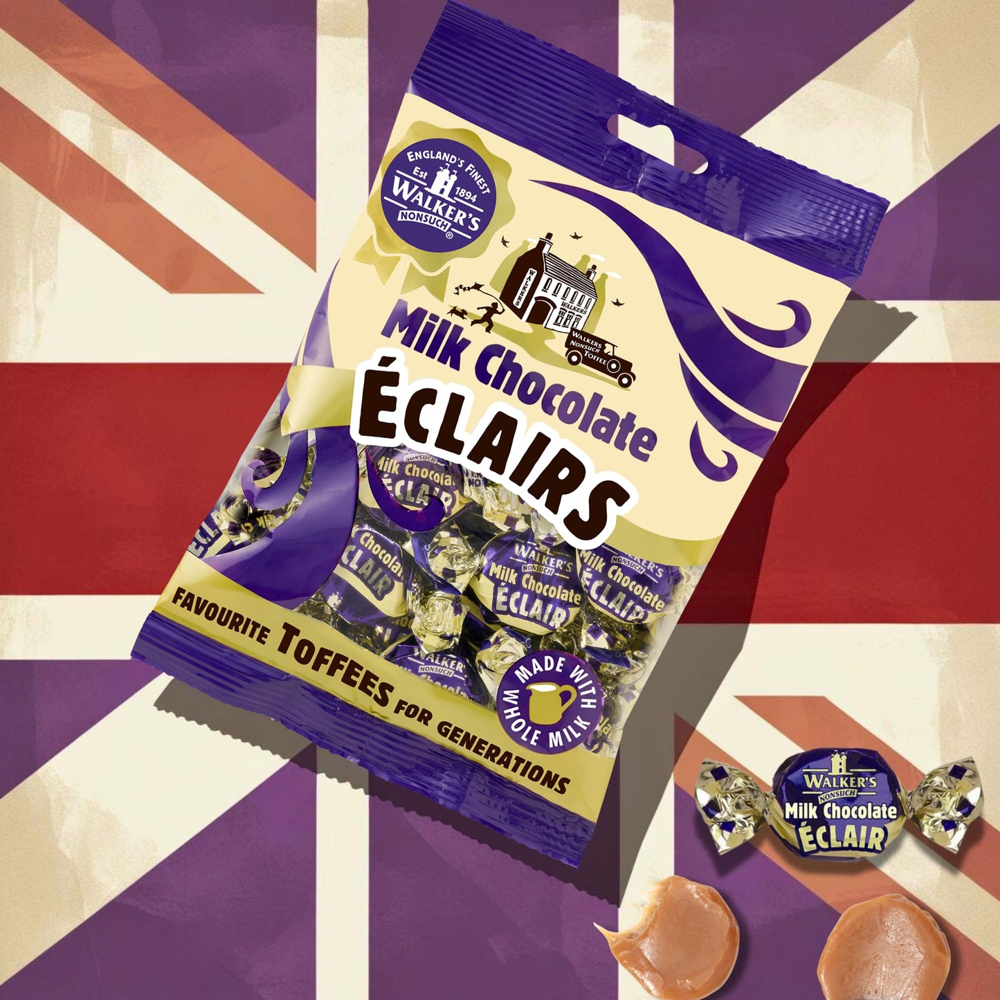 Walkers Nonsuch Milk Chocolate Eclair 150g