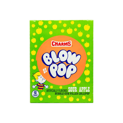 Charms Blow Pop Sour Apple 48CT