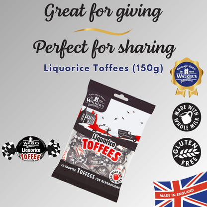 Walkers Nonsuch Licorice Toffees, 5.3 oz., Two Bags