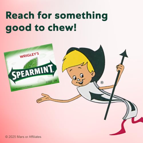 Wrigley's Spearmint Gum 10 Pack, 1.20 Ounce