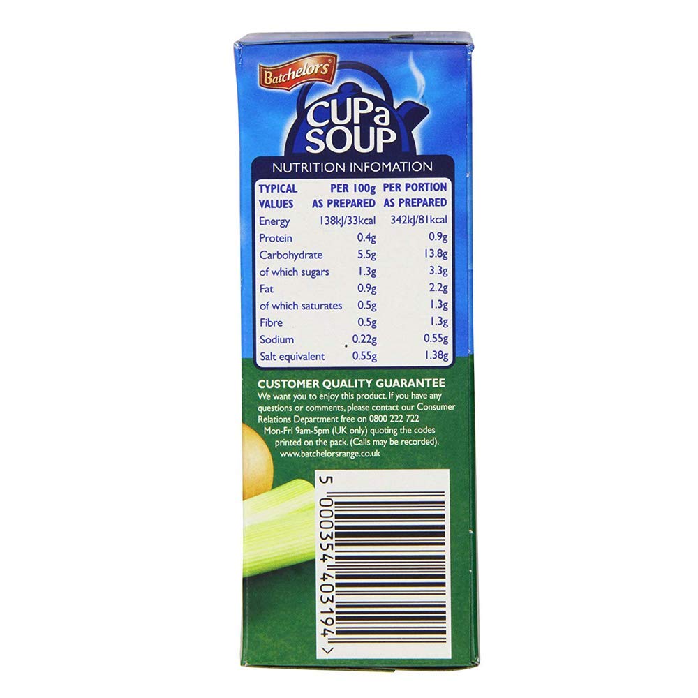 Batchelors Cup a Soup Golden Vegetable (4 per Pack - 82g)
