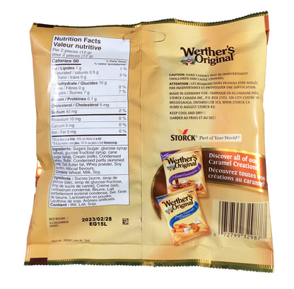 Werthers Original Creamy Caramel Filled Hard Candies 135 g