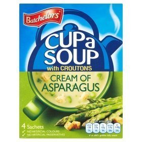 Batchelors Cup a Soup Asparagus with Croutons 4's 117g x2 by Batchelors