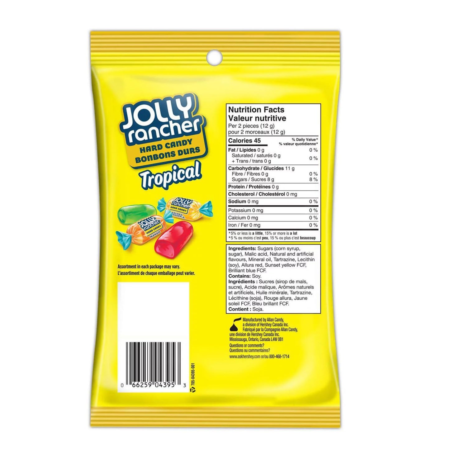 Jolly Ranchers Hard Candy Valued Pack of Tropical Flavor (3 x 198g) - In Special BoomQQ Packing