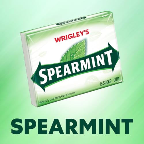 Wrigley's Spearmint Gum 10 Pack, 1.20 Ounce
