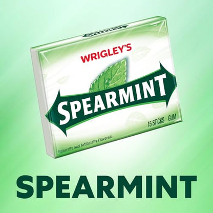 Wrigley's Spearmint Gum 10 Pack, 1.20 Ounce