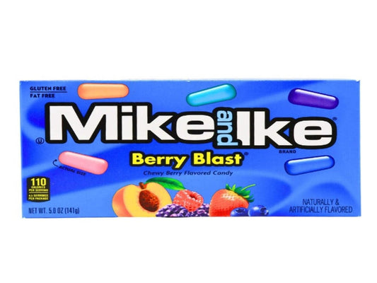 Mike & Ike (1 Pack) Theater Box Berry Blast 5-Ounce (x1 Unit), 0.14-Kilogram