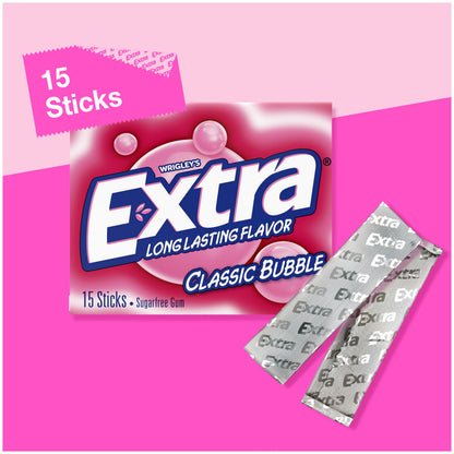 Extra Sugarfree Gum, 15-Count