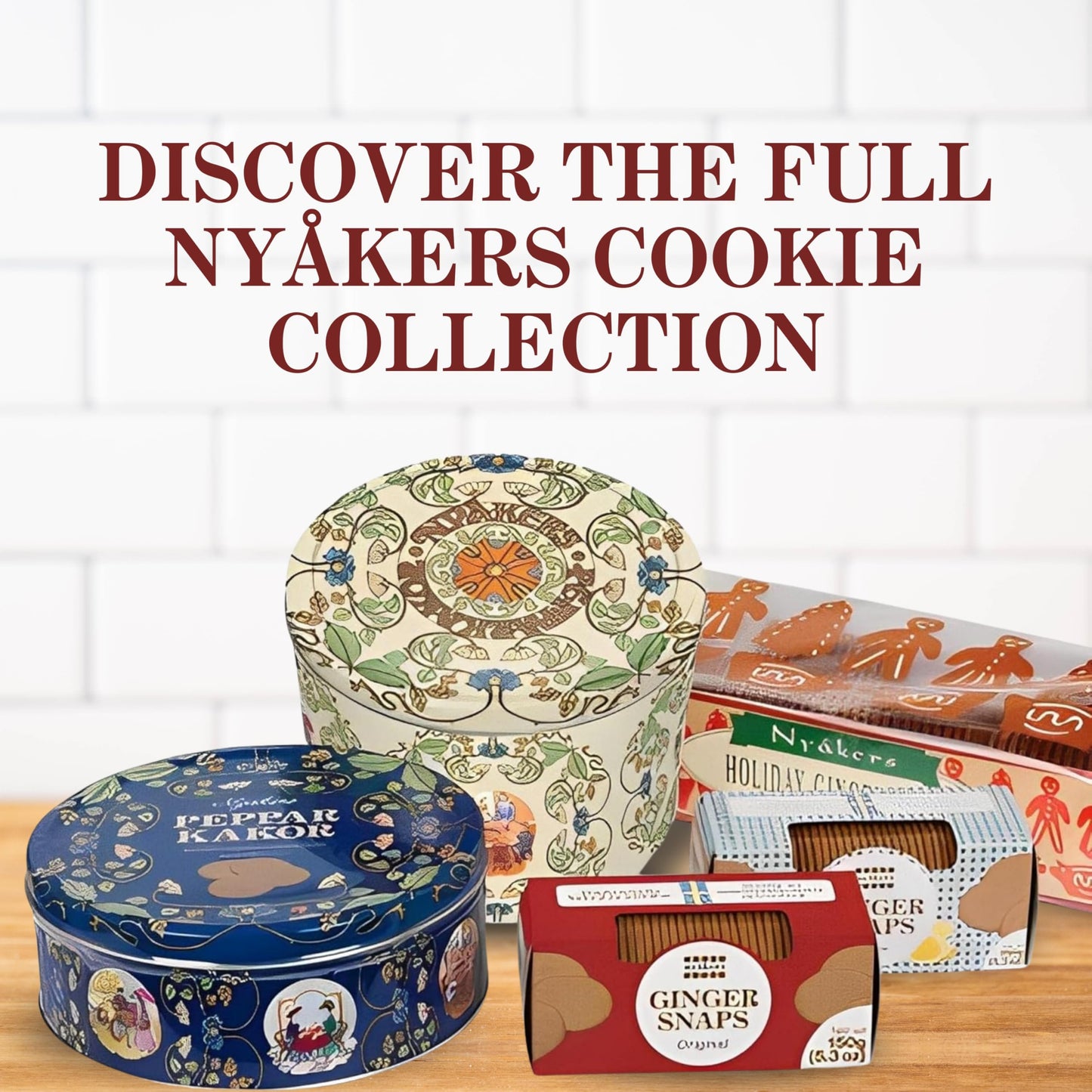 Nyakers Swedish Ginger Snaps, 150g