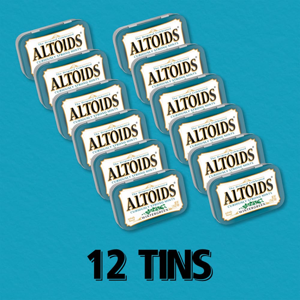 Altoids Wintergreen Mints, 1.76 Ounce (12 Packs)