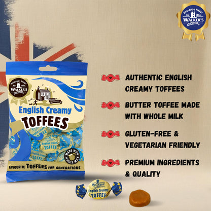 Walker's English Creamy Toffees 150g
