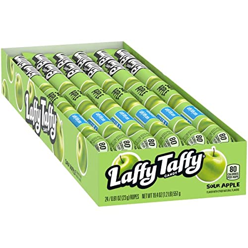 Laffy Taffy Ropes - Sour Apple, 24 count box by Laffy Taffy