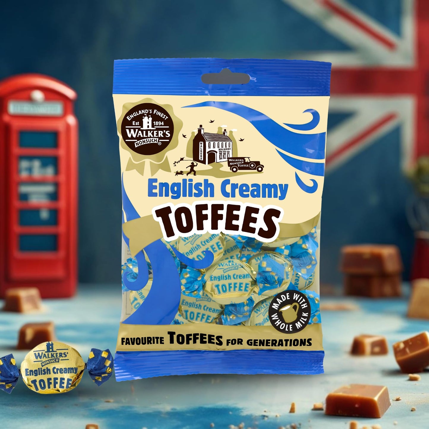 Walker's English Creamy Toffees 150g