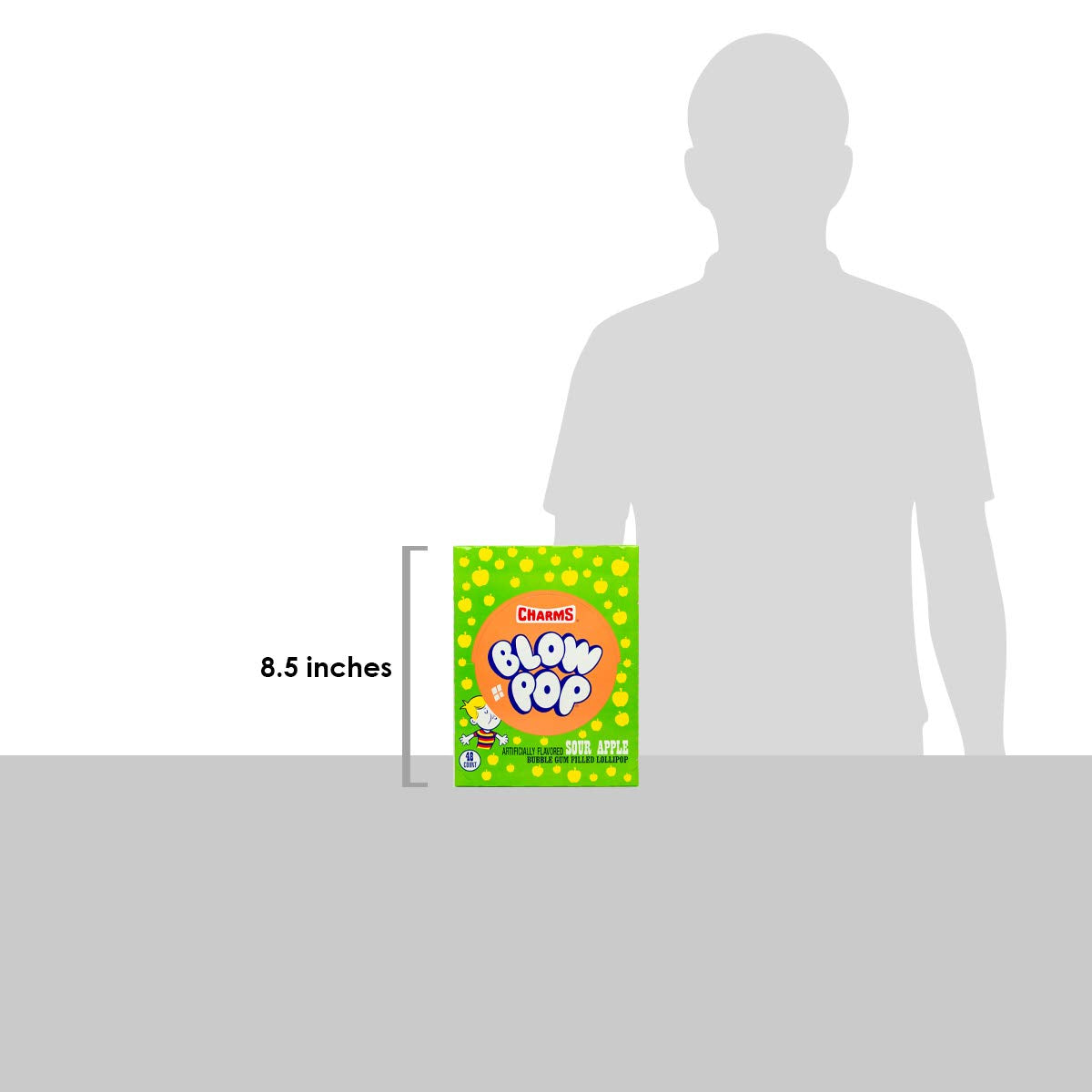 Charms Blow Pop Sour Apple 48CT