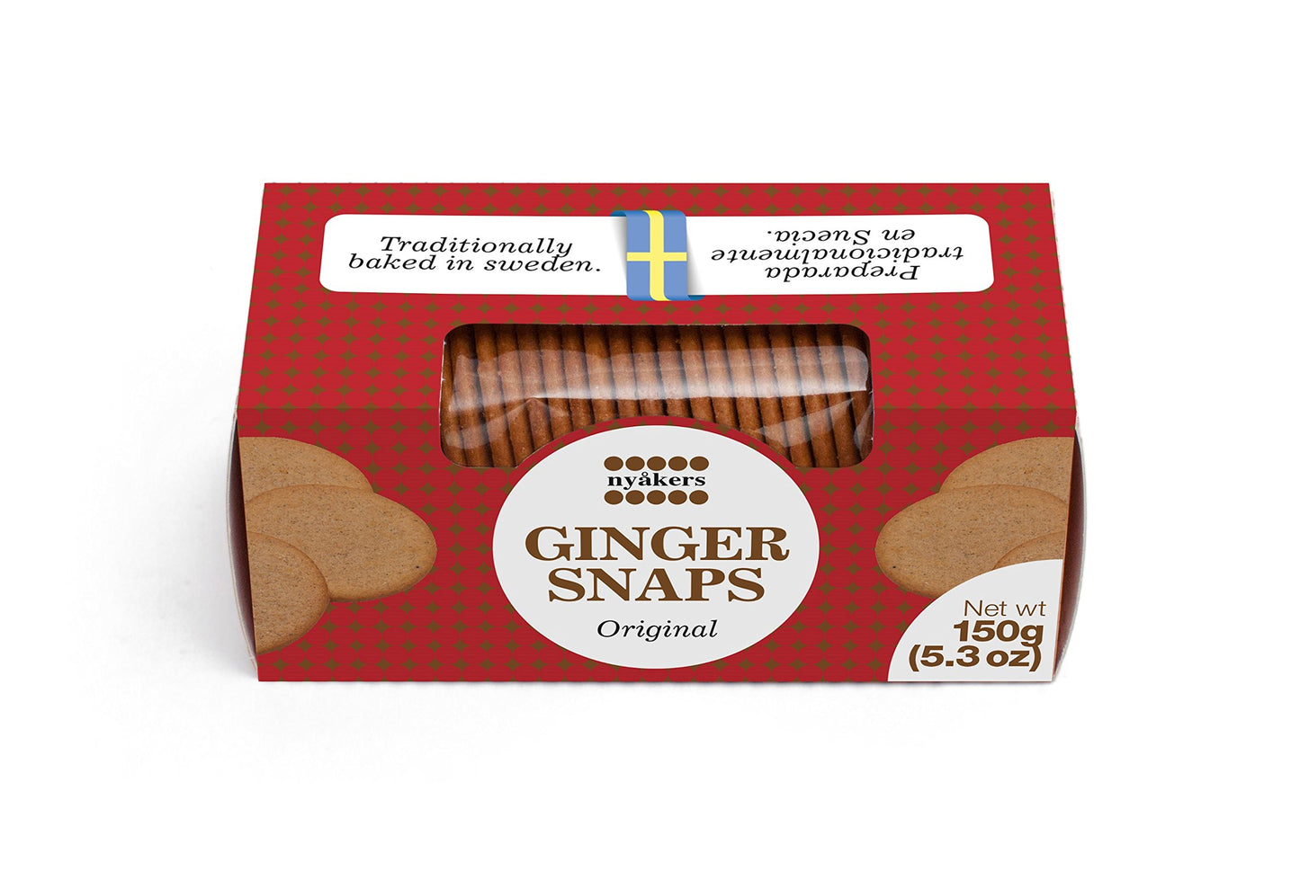 Nyakers Swedish Ginger Snaps, 150g