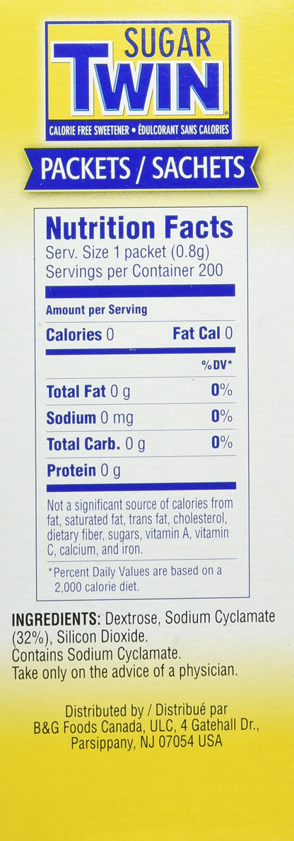 Sugar Twin Sweetener, 200 Count
