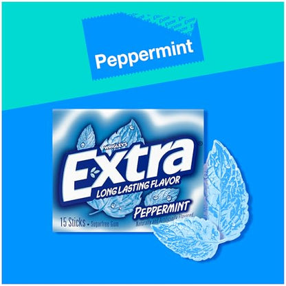 Extra Sugarfree Gum, 15-Count