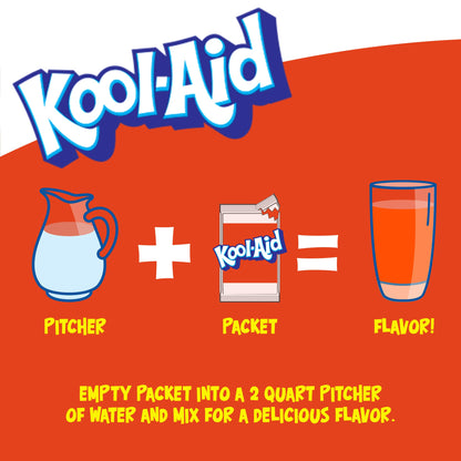 Kool-Aid Unsweetened Drink Mix, Orange Flavor, Pack of 48