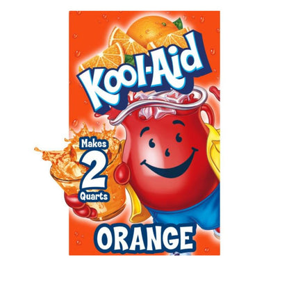 Kool-Aid Orange Unsweetened Soft Drink Mix, 0.15-Ounce Packets (Pack of 96) by Kool-Aid