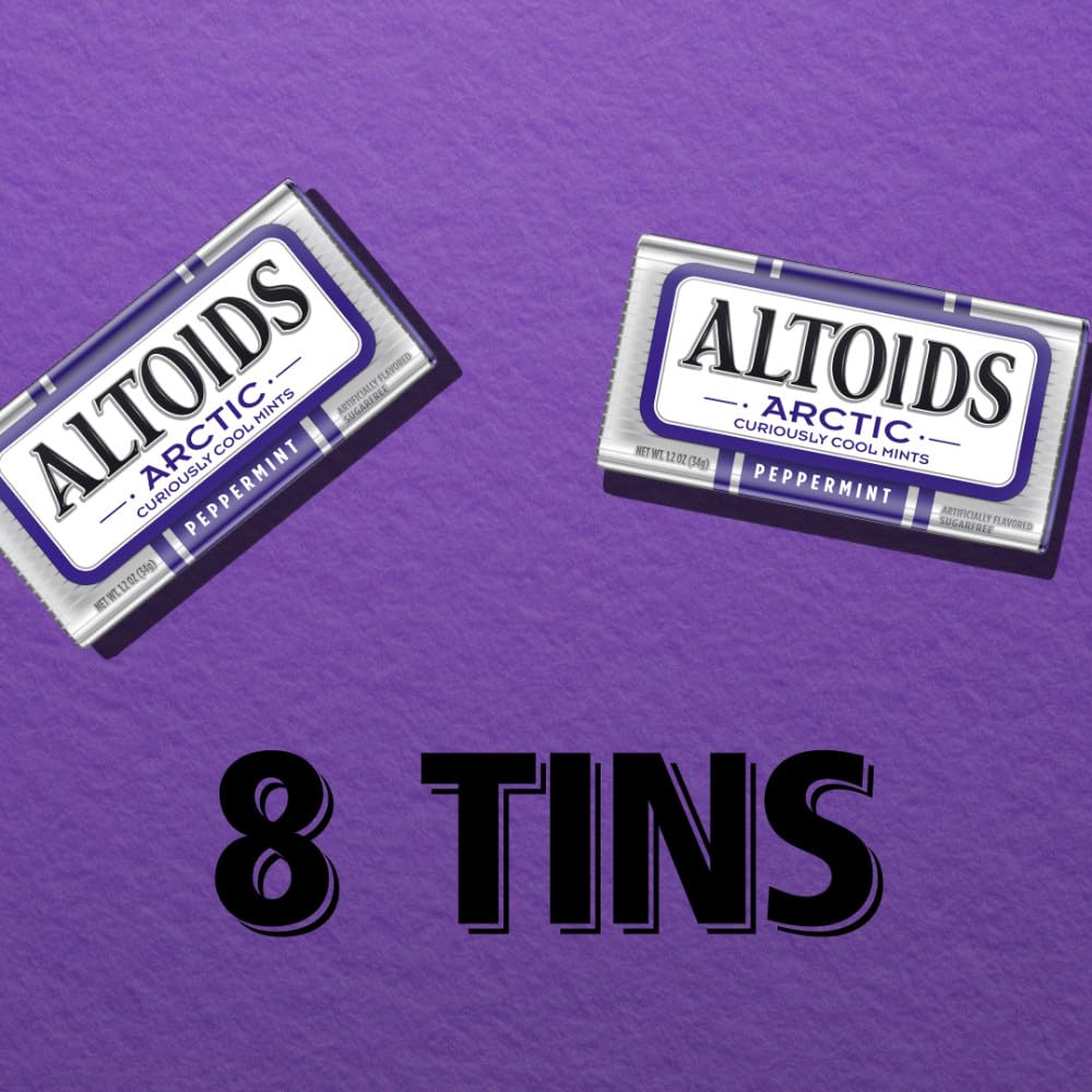 Altoids Arctic Peppermint Mints, 1.2 Ounce (8 Packs)
