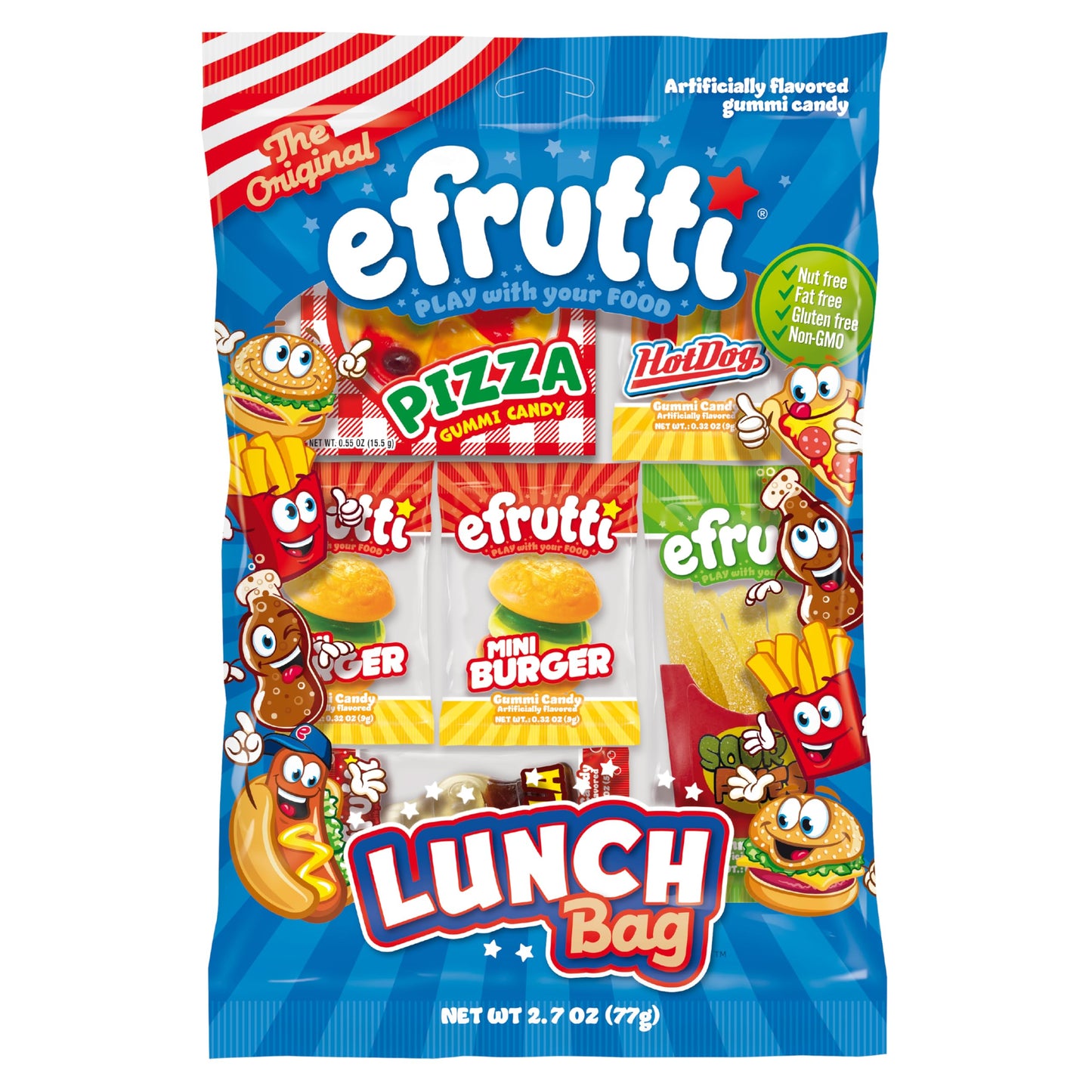 Original Mini Gummy School Lunch Bag - 2.7 Oz (Gluten Free ~ Nut Free) by Mederer USA Inc.