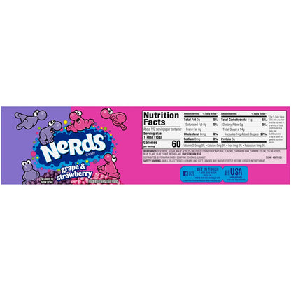 Nerds Grape & Strawberry Candy , 1.65-Ounce (Pack of 36)