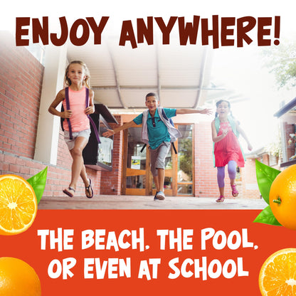 Kool-Aid Unsweetened Drink Mix, Orange Flavor, Pack of 48