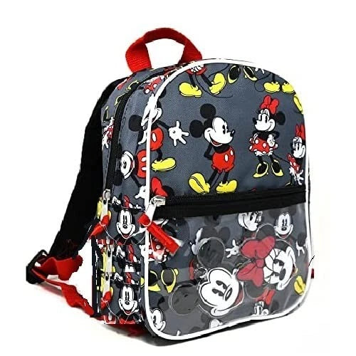 Mickey And Minnie Mouse Mini Backpack (10')