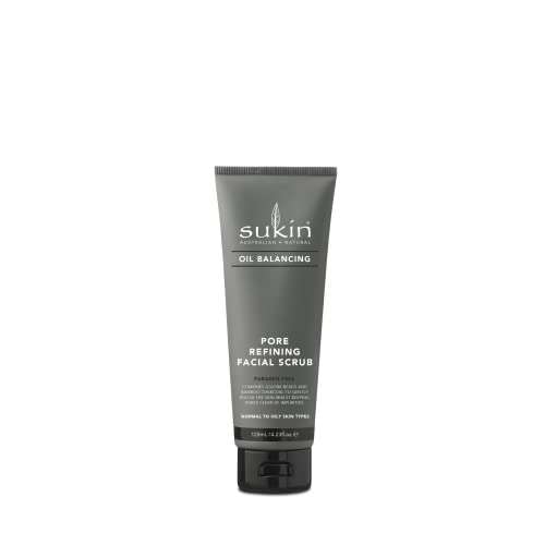 Sukin Oil Balancing+ Charcoal Pore Refining Facial Scrub 125ml