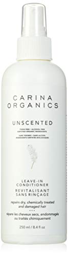 Carina Organics Unscented Leave In Conditioner, 250 Milliliters