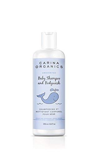 Carina Organics Unscented Ba$By Shampoo & Body Wash, 250 Milliliters