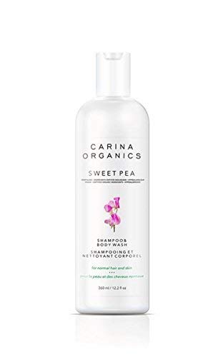 Carina Organics Sweet Pea Body Wash, 360 Milliliters