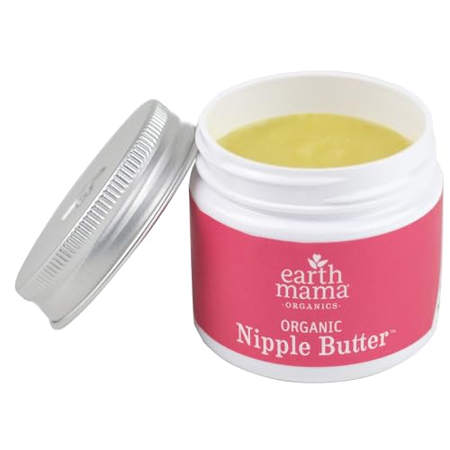 Earth Mama Organic Nipple Butter for Breastfeeding and Dry Skin, 2-Ounce