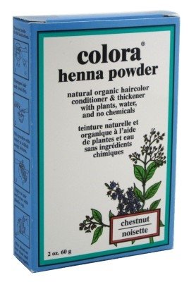 Colora Henna Powder Hair Color Chestnut 2oz (3 Pack)