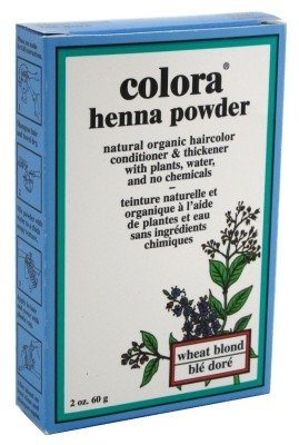 Colora Henna Powder Hair Color Wheat Blonde 2oz (3 Pack)