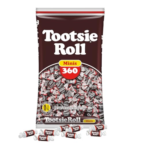 Black Chocolate Tootsie Rolls (360 Pieces)