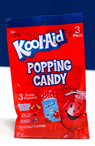 1 Peg Bag x Super Rare Kool-Aid Popping Candy (Tropical Punch + Cherry = Grape) - US Candy