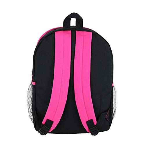 Nickelodeon Girl's 16-Inch JoJo Siwa Backpack with Front Zippered Pocket, Pink