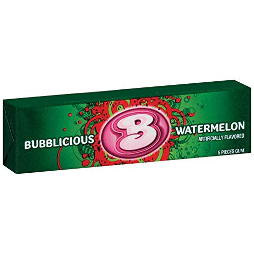 Bubblicious Bubble Gum, 5 Count (Pack of 18)