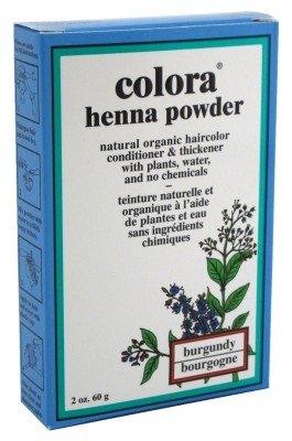 Colora Henna Powder Hair Color Burgundy 2oz (3 Pack)