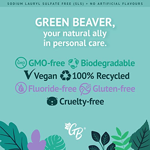 Green Beaver Natural Toothpaste, Vegan, Gluten Free & Fluoride Free Toothpaste