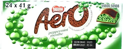 Nestle Aero Peppermint Milk Chocolate 41g x 24