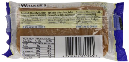 WALKERS NONSUCH Original Creamy Toffee Bars in Traditional Tin Tray 100 g (Pack of 10)