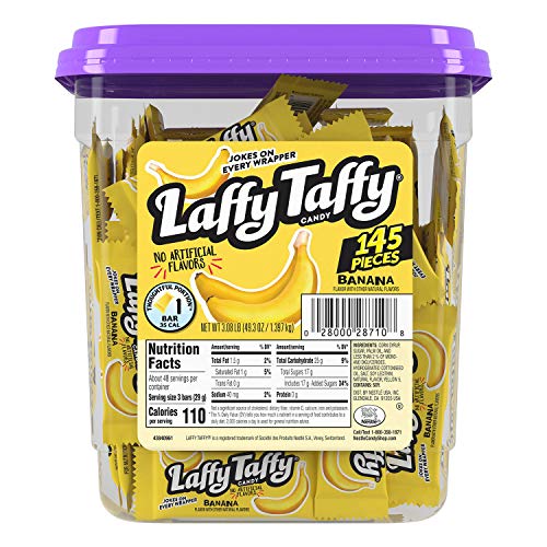 Laffy Taffy Candy Jar, Banana