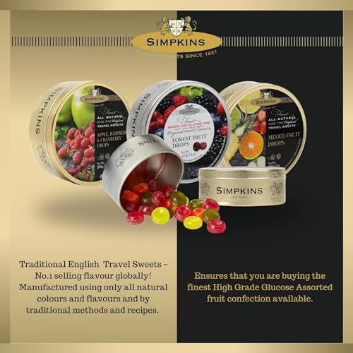 Simpkins Travel Sweets Apple, Raspberry and Cranberry