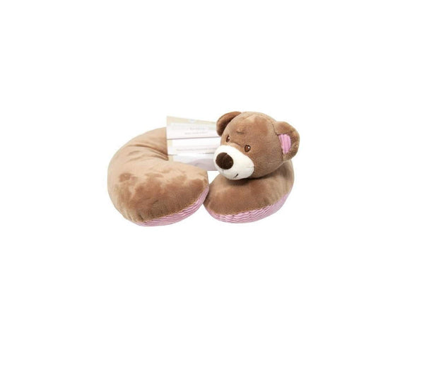 KellyBaby Bear Pink Bear Baby Travel Neck Pillow