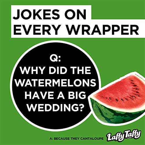 Wonka Laffy Taffy Watermelon 1.5oz X 24 Units, 1.02-Kilogram