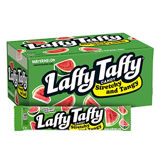 Wonka Laffy Taffy Watermelon 1.5oz X 24 Units, 1.02-Kilogram