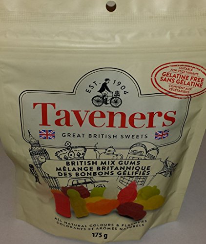 Taveners Great British Sweets British Mix Gums 175 GMS Product of England Gluten Free