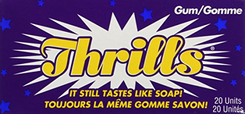 Thrills Chewing Gum, 10 Count - 20 Pack